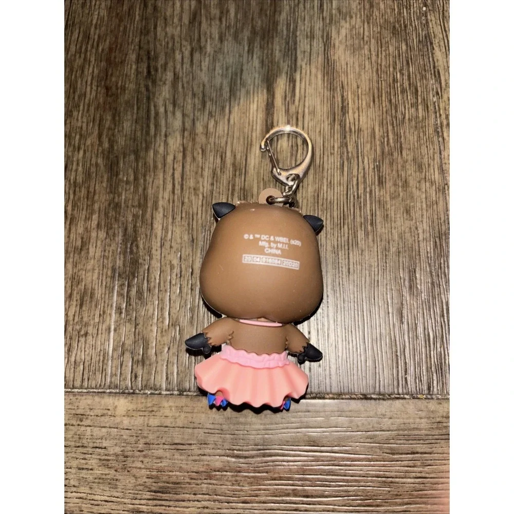 DC Bird of Prey Beaver in Tutu Figurine Bag Clip‎ Keychain 2.5
